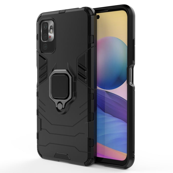 Funda protectora de PC + TPU a prueba de golpes con soporte de anillo magnético, For Xiaomi Redmi Note 10 5G, For Samsung Galaxy F62 / M62