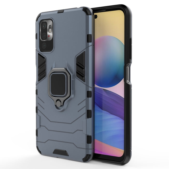 Funda protectora de PC + TPU a prueba de golpes con soporte de anillo magnético, For Xiaomi Redmi Note 10 5G, For Samsung Galaxy F62 / M62