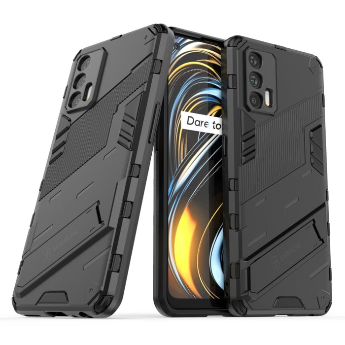 Punk Armor 2 en 1 PC + TPU Estuche a prueba de golpes con soporte invisible, For OPPO Realme GT 5G, For Xiaomi Redmi Note 10