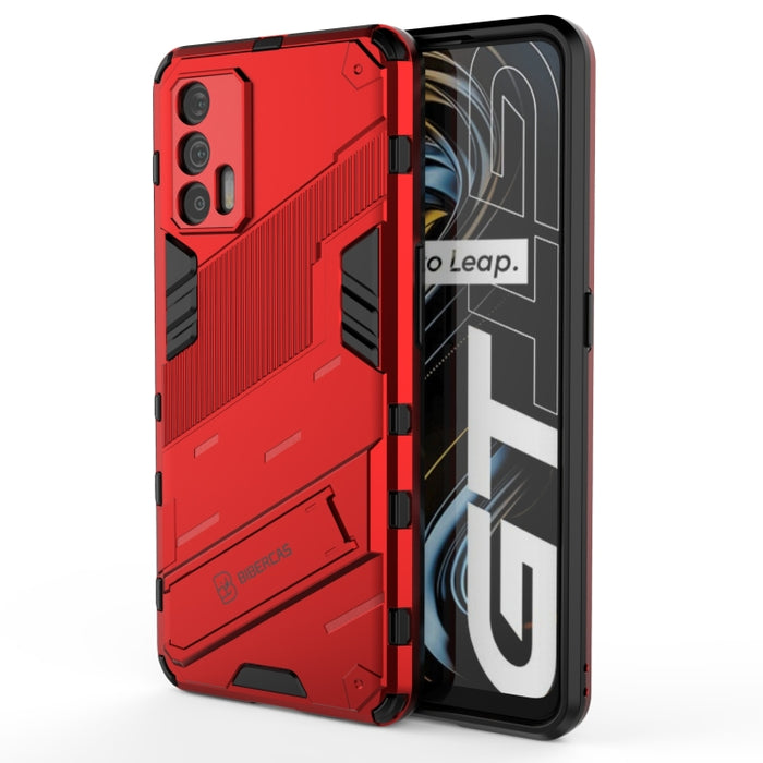 Punk Armor 2 en 1 PC + TPU Estuche a prueba de golpes con soporte invisible, For OPPO Realme GT 5G, For Xiaomi Redmi Note 10