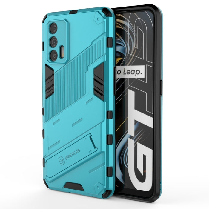 Punk Armor 2 en 1 PC + TPU Estuche a prueba de golpes con soporte invisible, For OPPO Realme GT 5G, For Xiaomi Redmi Note 10