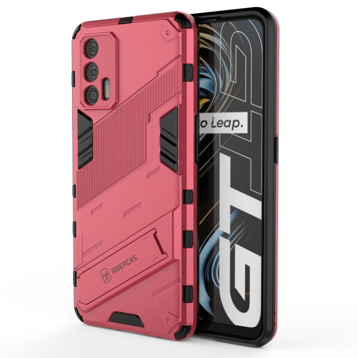 Punk Armor 2 en 1 PC + TPU Estuche a prueba de golpes con soporte invisible, For OPPO Realme GT 5G, For Xiaomi Redmi Note 10