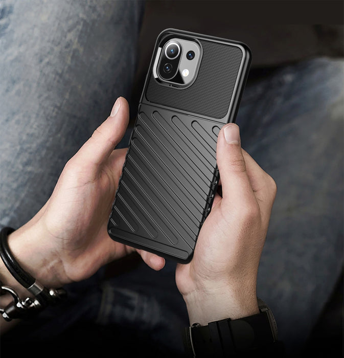 Estuche blando protector de TPU a prueba de golpes Thunderbolt, For Xiaomi Mi 10 Pro, For Xiaomi Mi 11 Lite, For OnePlus 9R