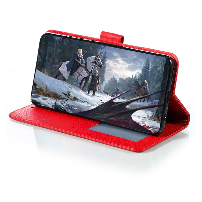 Estuche de cuero con tapa horizontal con textura de lichi y patrón de plumas con soporte, billetera y ranuras para tarjetas, For Huawei Mate 30, For Huawei Mate 30 Pro, For Huawei Mate 30 Lite / nova 5i Pro, For Xiaomi Redmi Note 8                     ...