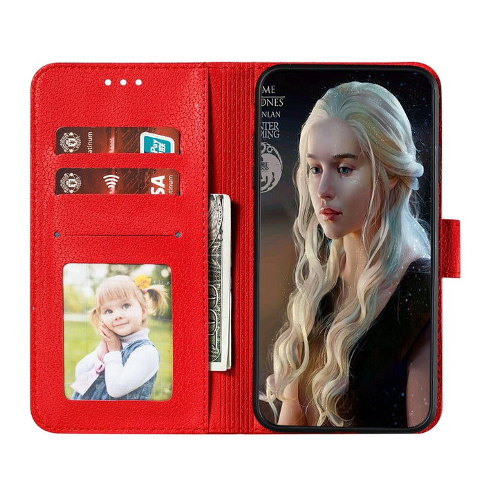 Estuche de cuero con tapa horizontal con textura de lichi y patrón de plumas con soporte, billetera y ranuras para tarjetas, For Huawei Mate 30, For Huawei Mate 30 Pro, For Huawei Mate 30 Lite / nova 5i Pro, For Xiaomi Redmi Note 8                     ...