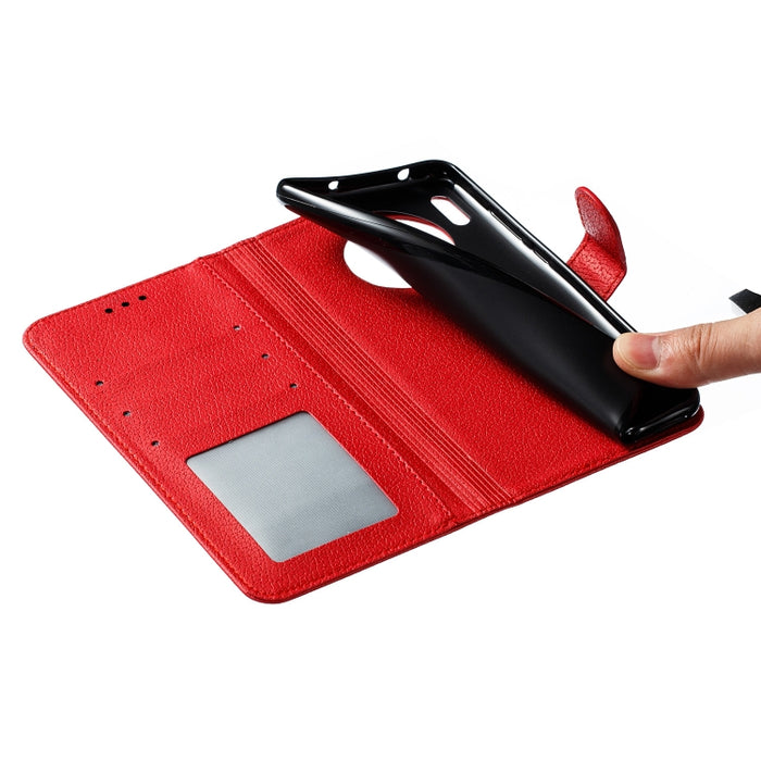 Estuche de cuero con tapa horizontal con textura de lichi y patrón de plumas con soporte, billetera y ranuras para tarjetas, For Huawei Mate 30, For Huawei Mate 30 Pro, For Huawei Mate 30 Lite / nova 5i Pro, For Xiaomi Redmi Note 8                     ...