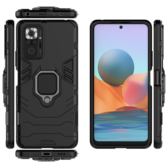 Funda protectora a prueba de golpes de PC + TPU con soporte de anillo magnético, For Xiaomi Redmi Note 10 Pro, For Xiaomi Mi 11 Ultra