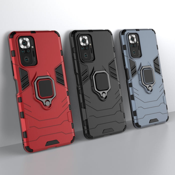 Funda protectora a prueba de golpes de PC + TPU con soporte de anillo magnético, For Xiaomi Redmi Note 10 Pro, For Xiaomi Mi 11 Ultra