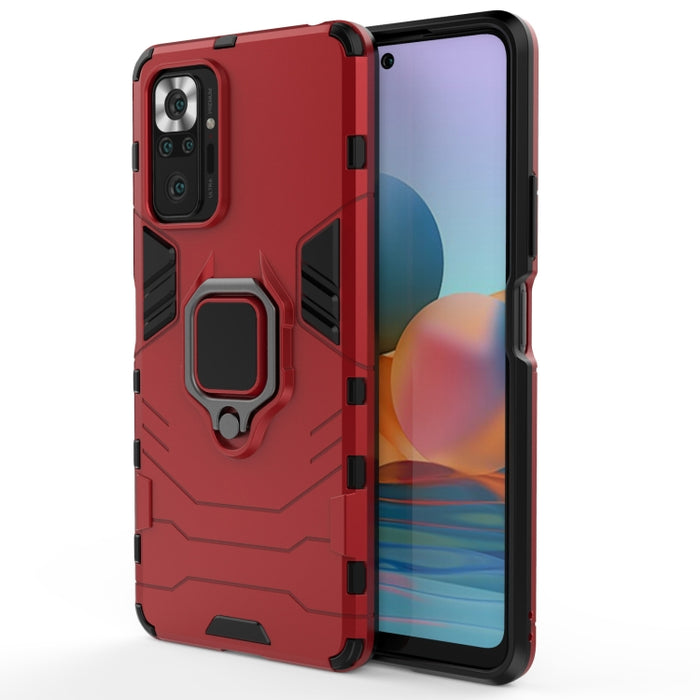Funda protectora a prueba de golpes de PC + TPU con soporte de anillo magnético, For Xiaomi Redmi Note 10 Pro, For Xiaomi Mi 11 Ultra
