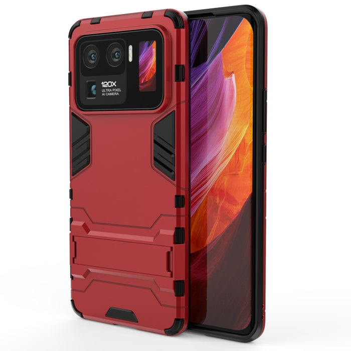 Funda protectora de PC + TPU a prueba de golpes con soporte oculto, For Xiaomi Redmi Note 10 Pro, For Xiaomi Mi 11 Ultra, For Huawei P50