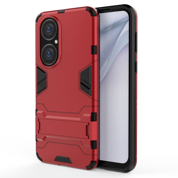 Funda protectora de PC + TPU a prueba de golpes con soporte oculto, For Xiaomi Redmi Note 10 Pro, For Xiaomi Mi 11 Ultra, For Huawei P50