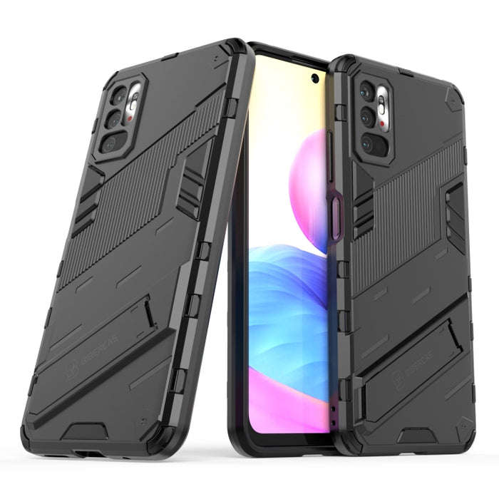 Punk Armor 2 en 1 PC + TPU Estuche a prueba de golpes con soporte invisible, For Xiaomi Redmi Note 10 5G, For Xiaomi Redmi Note 10 Pro, For Xiaomi Mi 11 Ultra