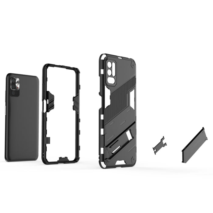 Punk Armor 2 en 1 PC + TPU Estuche a prueba de golpes con soporte invisible, For Xiaomi Redmi Note 10 5G, For Xiaomi Redmi Note 10 Pro, For Xiaomi Mi 11 Ultra