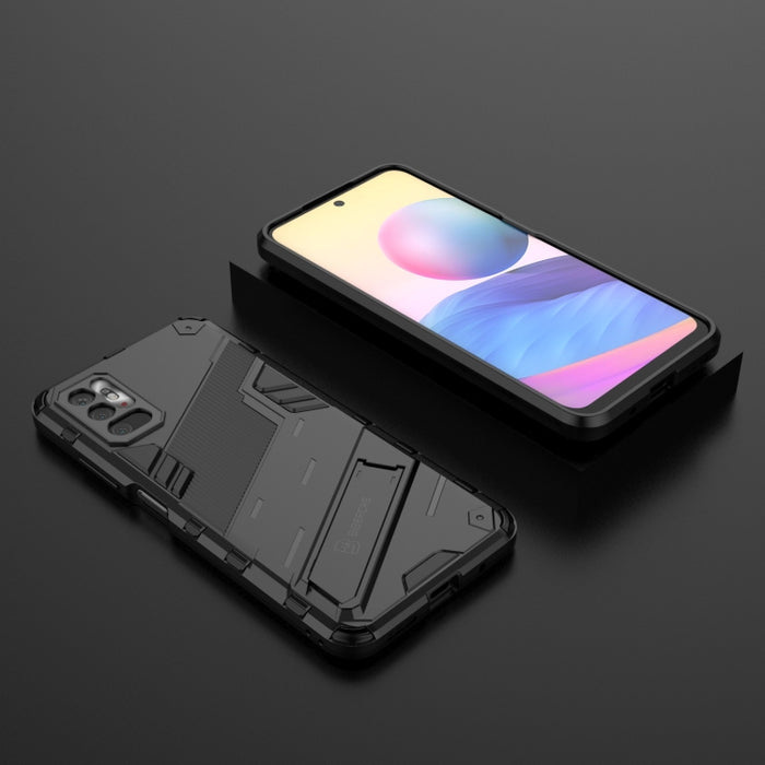 Punk Armor 2 en 1 PC + TPU Estuche a prueba de golpes con soporte invisible, For Xiaomi Redmi Note 10 5G, For Xiaomi Redmi Note 10 Pro, For Xiaomi Mi 11 Ultra