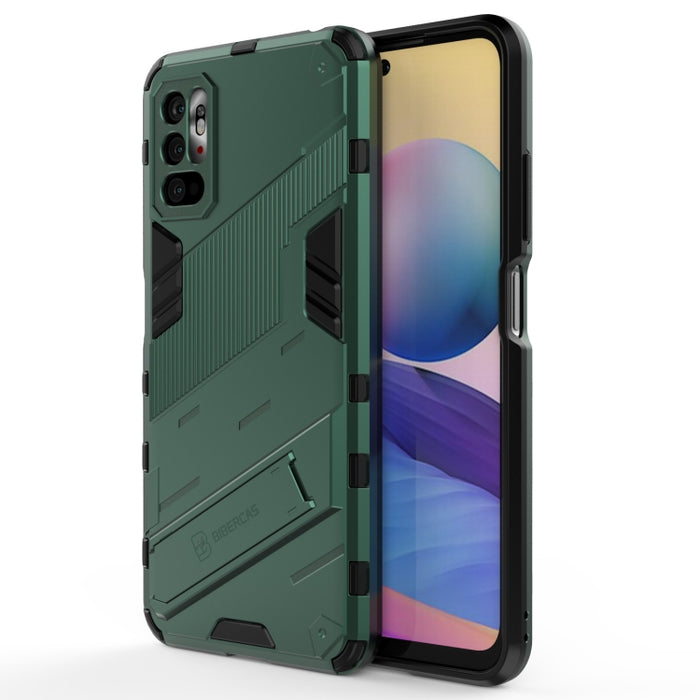 Punk Armor 2 en 1 PC + TPU Estuche a prueba de golpes con soporte invisible, For Xiaomi Redmi Note 10 5G, For Xiaomi Redmi Note 10 Pro, For Xiaomi Mi 11 Ultra