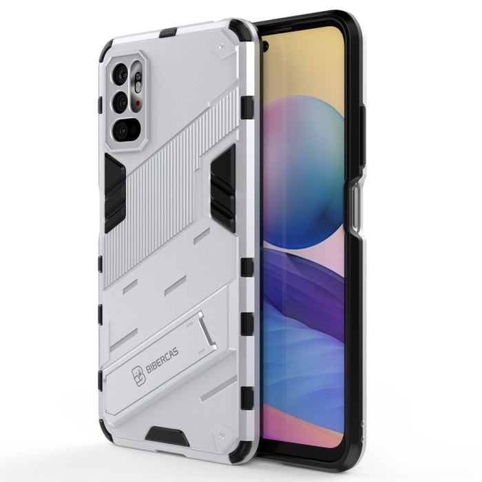 Punk Armor 2 en 1 PC + TPU Estuche a prueba de golpes con soporte invisible, For Xiaomi Redmi Note 10 5G, For Xiaomi Redmi Note 10 Pro, For Xiaomi Mi 11 Ultra