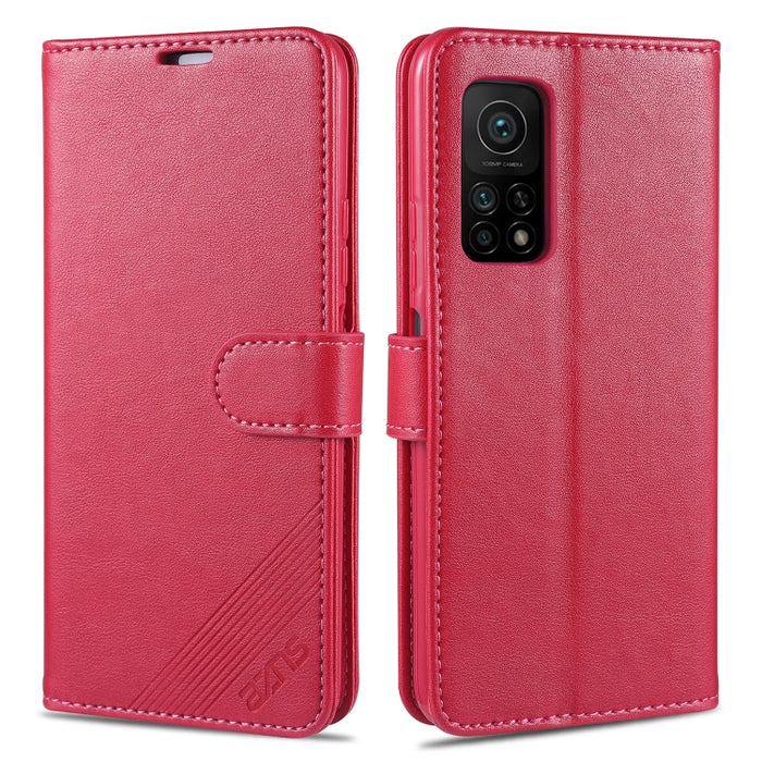 AZNS Estuche de cuero con tapa horizontal con textura de piel de oveja con soporte y ranuras para tarjetas y billetera, For Xiaomi Mi 10T 5G, For Xiaomi Mi 10T Pro 5G, For Xiaomi Redmi K30S
