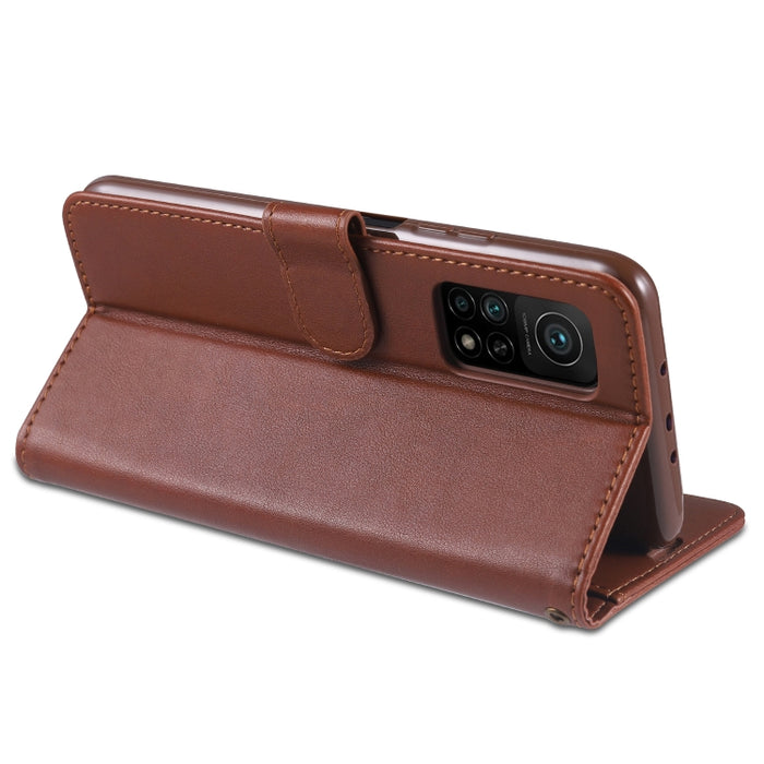AZNS Estuche de cuero con tapa horizontal con textura de piel de oveja con soporte y ranuras para tarjetas y billetera, For Xiaomi Mi 10T 5G, For Xiaomi Mi 10T Pro 5G, For Xiaomi Redmi K30S