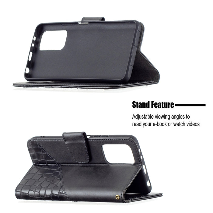 Funda de cuero PU con tapa horizontal y textura de cocodrilo a juego con billetera, soporte y ranuras para tarjetas, For Nokia C1 Plus, For Xiaomi Redmi Note 10 Pro, For Huawei P50 Pro, For Huawei P50