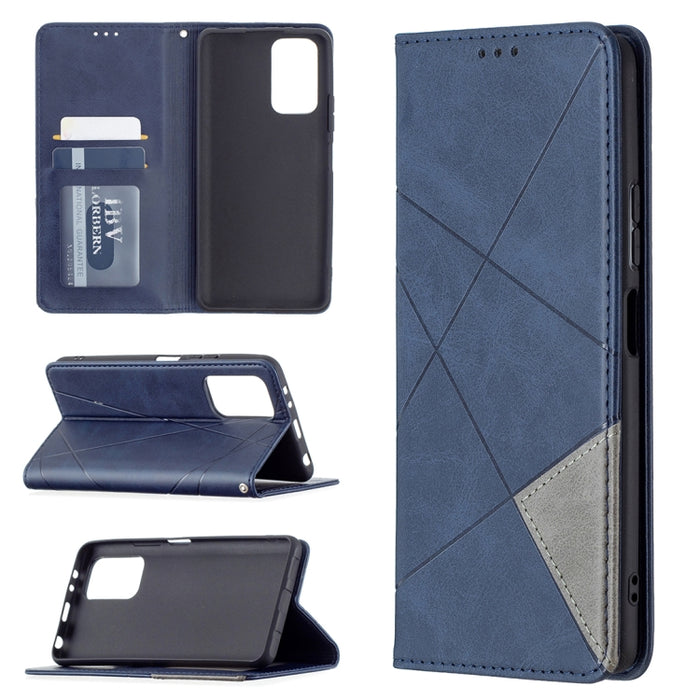 Estuche de cuero magnético con tapa horizontal con textura de rombos con soporte y ranuras para tarjetas, For Xiaomi Redmi Note 10 Pro, For Huawei P50 Pro, For Huawei P50, For Samsung Galaxy A02, For Nokia C1 Plus