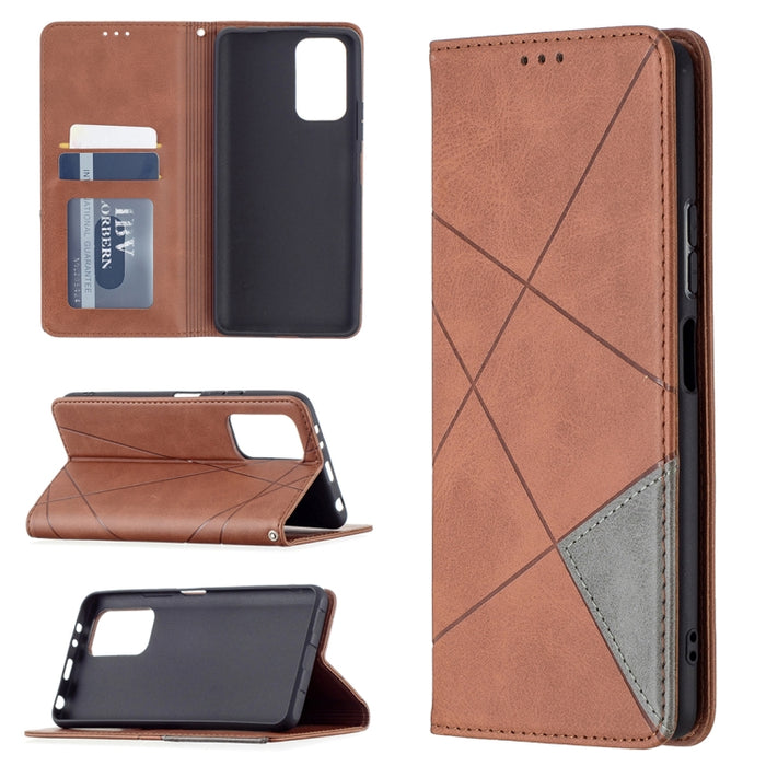 Estuche de cuero magnético con tapa horizontal con textura de rombos con soporte y ranuras para tarjetas, For Xiaomi Redmi Note 10 Pro, For Huawei P50 Pro, For Huawei P50, For Samsung Galaxy A02, For Nokia C1 Plus