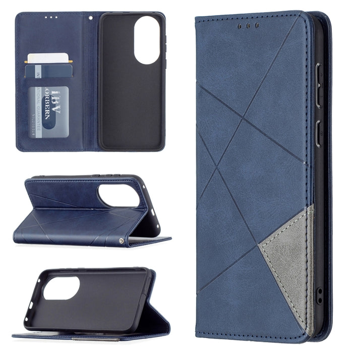 Estuche de cuero magnético con tapa horizontal con textura de rombos con soporte y ranuras para tarjetas, For Xiaomi Redmi Note 10 Pro, For Huawei P50 Pro, For Huawei P50, For Samsung Galaxy A02, For Nokia C1 Plus
