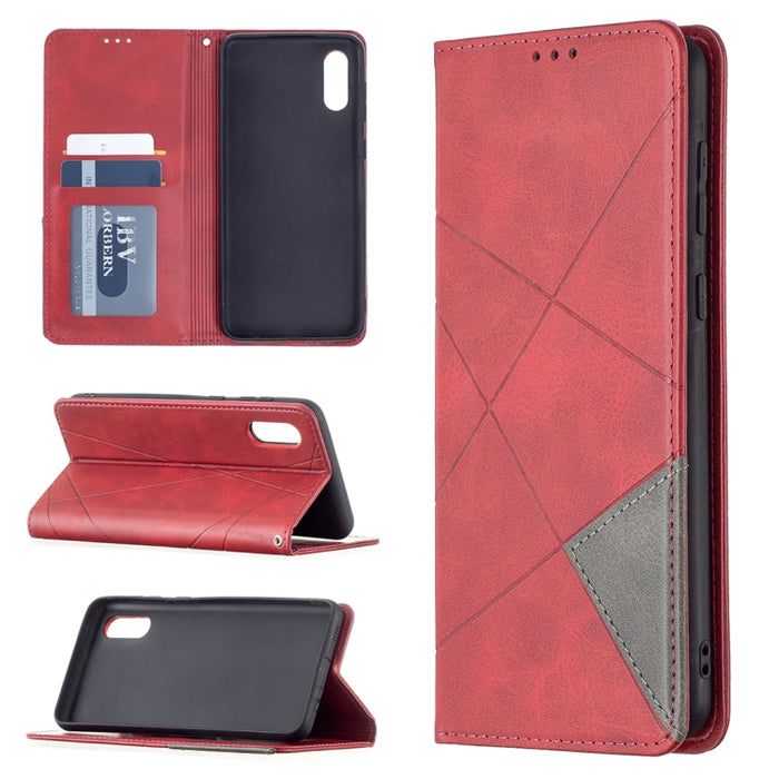 Estuche de cuero magnético con tapa horizontal con textura de rombos con soporte y ranuras para tarjetas, For Xiaomi Redmi Note 10 Pro, For Huawei P50 Pro, For Huawei P50, For Samsung Galaxy A02, For Nokia C1 Plus