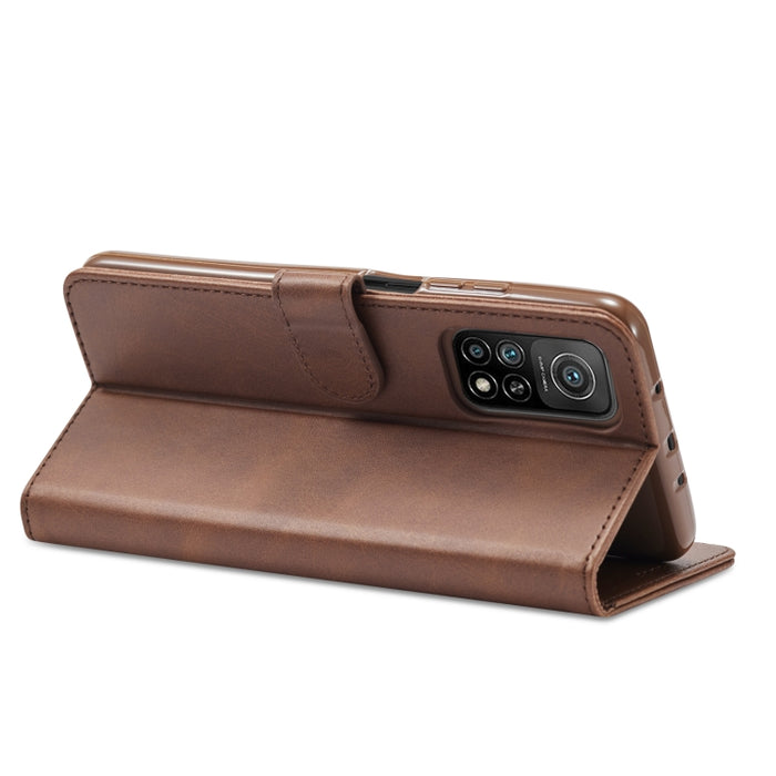 Para Xiaomi Redmi Note 10 / Note 10S LC.IMEEKE Funda de cuero con tapa horizontal con textura de becerro con soporte, ranuras para tarjetas y billetera, For Xiaomi Redmi Note 10 / Note 10S