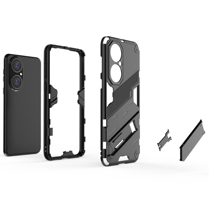 Punk Armor 2 en 1 PC + TPU Estuche a prueba de golpes con soporte invisible, For Huawei P50, For Huawei P50 Pro, For Xiaomi Mi 11 Ultra