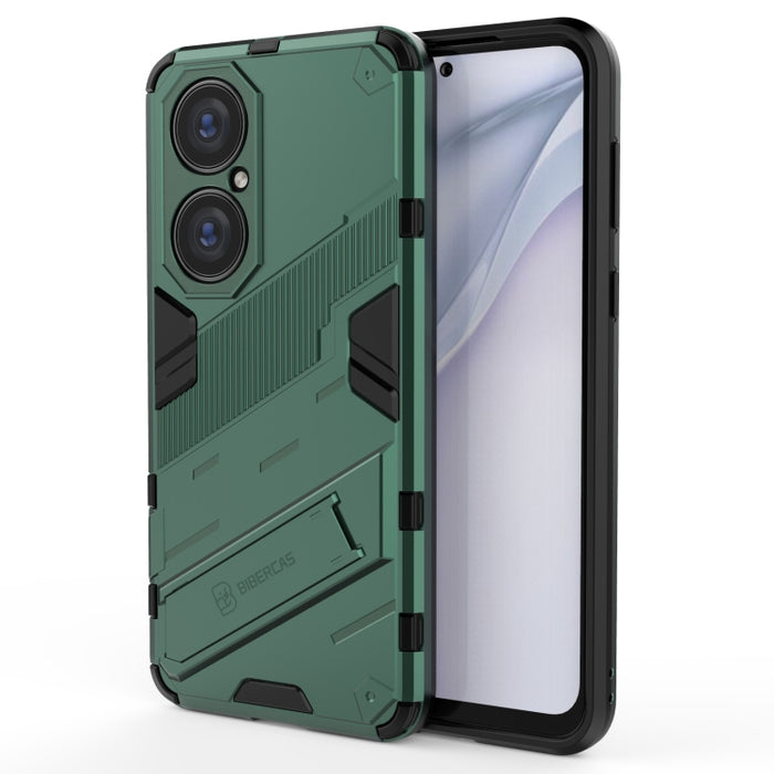 Punk Armor 2 en 1 PC + TPU Estuche a prueba de golpes con soporte invisible, For Huawei P50, For Huawei P50 Pro, For Xiaomi Mi 11 Ultra