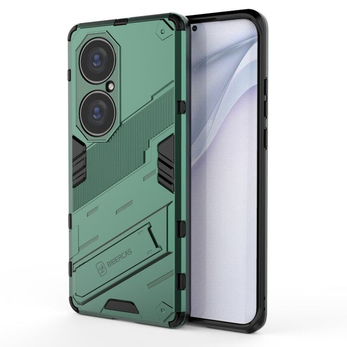 Punk Armor 2 en 1 PC + TPU Estuche a prueba de golpes con soporte invisible, For Huawei P50, For Huawei P50 Pro, For Xiaomi Mi 11 Ultra