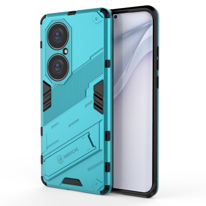 Punk Armor 2 en 1 PC + TPU Estuche a prueba de golpes con soporte invisible, For Huawei P50, For Huawei P50 Pro, For Xiaomi Mi 11 Ultra