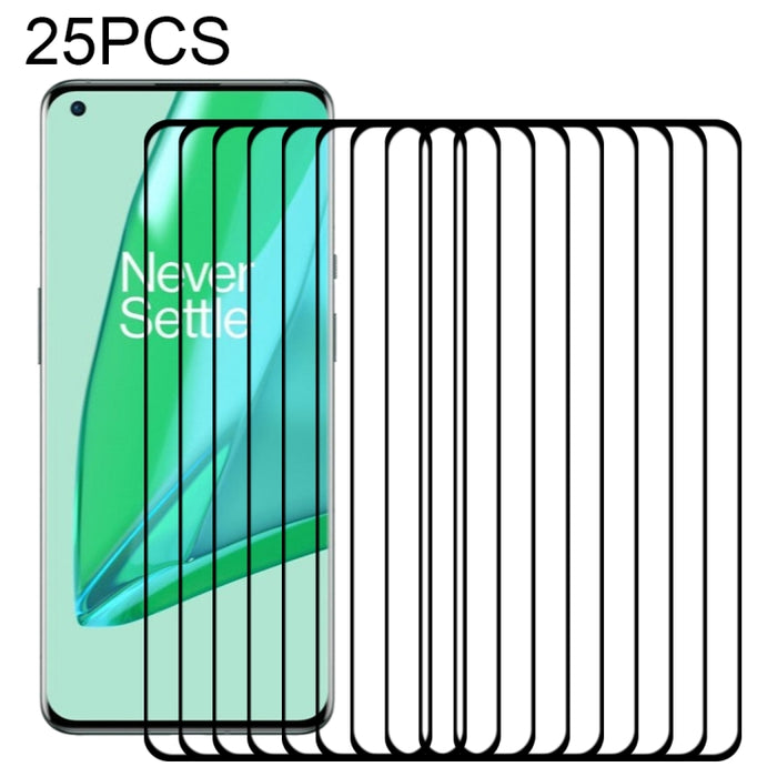 Edge Glue 25 PCS 9H HD 3D Película de vidrio templado con borde curvo, For OnePlus 9 Pro (25 PCS), For Xiaomi Mi 11i (25 PCS), For Xiaomi Mi 11 Ultra (25 PCS), For Xiaomi Mi 11 Pro (25 PCS)