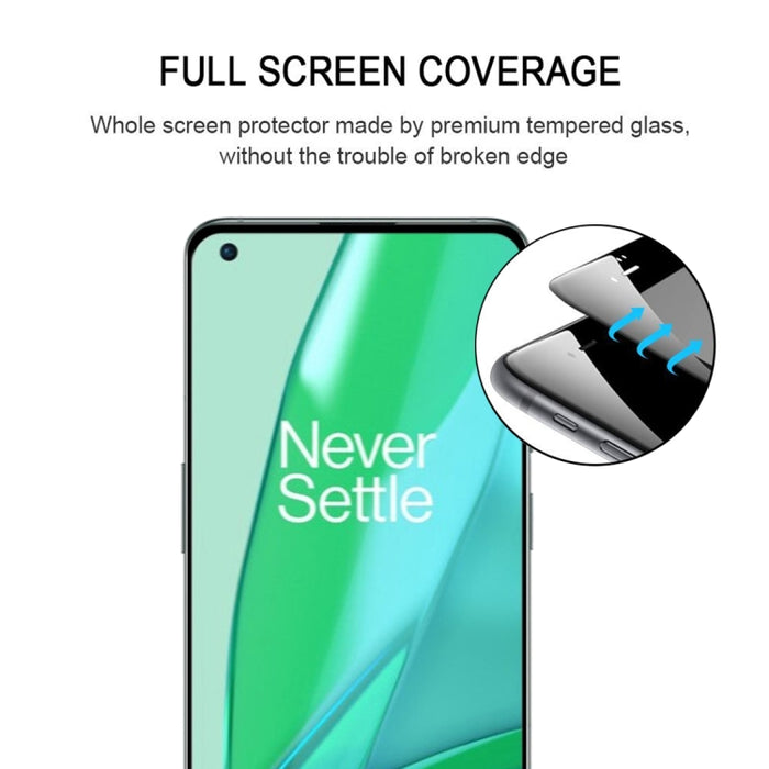 Edge Glue 9H HD Película de vidrio templado de borde curvo 3D, For OnePlus 9 Pro (1 PCS), For Xiaomi Mi 11i (1 PC), For Xiaomi Mi 11 Ultra (1 PC), For Xiaomi Mi 11 Pro (1 PC)