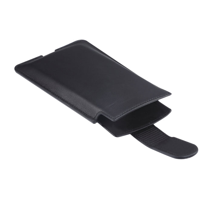 Riñonera Universal de cuero de vaca Vertical para teléfono móvil, funda de cuero para teléfonos de 7,2 pulgadas y menos, For 6.7 inch and Below Phones