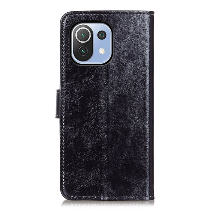 Retro Crazy Horse Texture Funda de cuero con tapa horizontal con soporte y ranuras para tarjetas y marco de fotos y billetera, For Xiaomi Mi 11 Lite 5G / 4G, For Xiaomi Mi 11 Pro 5G / 4G, For OPPO F19 Pro+ 5G / Reno5 Z, For Nokia 1.4