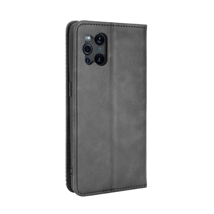 Hebilla magnética Retro Crazy Horse Texture Funda de cuero con tapa horizontal con soporte y ranuras para tarjetas y marco de fotos, For OPPO Find X3 / Find X3 Pro, For OPPO Reno5 Pro Plus / Find X3 Neo, For Xiaomi Redmi Note 10 4G / Note 10S          ...