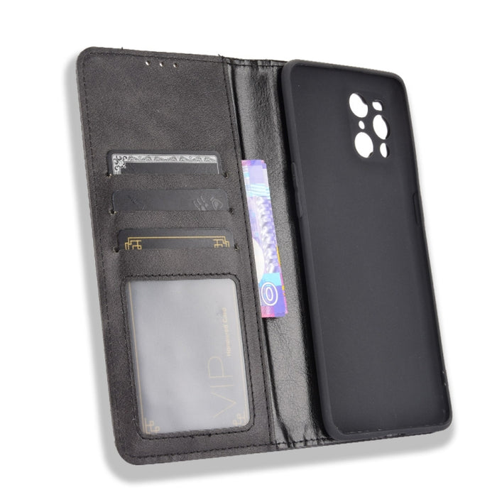 Hebilla magnética Retro Crazy Horse Texture Funda de cuero con tapa horizontal con soporte y ranuras para tarjetas y marco de fotos, For OPPO Find X3 / Find X3 Pro, For OPPO Reno5 Pro Plus / Find X3 Neo, For Xiaomi Redmi Note 10 4G / Note 10S          ...