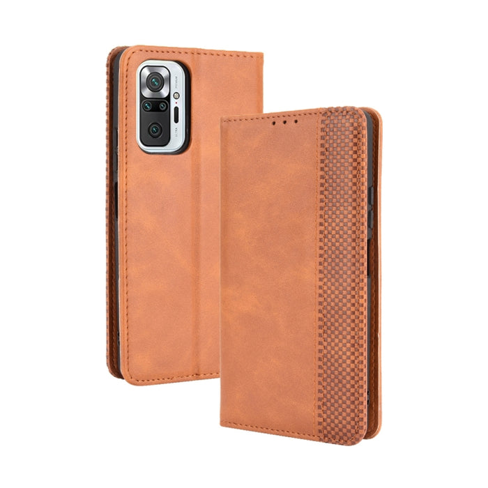 Hebilla magnética Retro Crazy Horse Texture Funda de cuero con tapa horizontal con soporte y ranuras para tarjetas y marco de fotos, For OPPO Find X3 / Find X3 Pro, For OPPO Reno5 Pro Plus / Find X3 Neo, For Xiaomi Redmi Note 10 4G / Note 10S          ...
