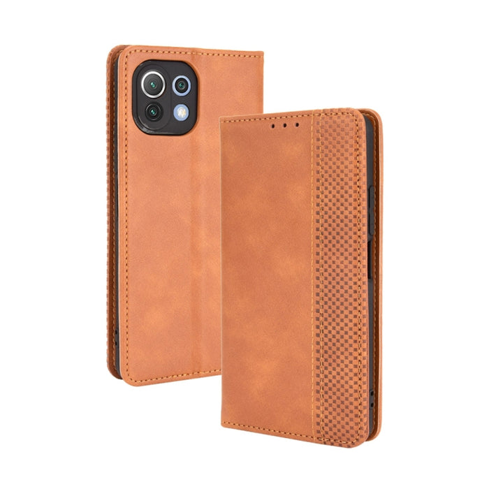 Hebilla magnética Retro Crazy Horse Texture Funda de cuero con tapa horizontal con soporte y ranuras para tarjetas y marco de fotos, For OPPO Find X3 / Find X3 Pro, For OPPO Reno5 Pro Plus / Find X3 Neo, For Xiaomi Redmi Note 10 4G / Note 10S          ...
