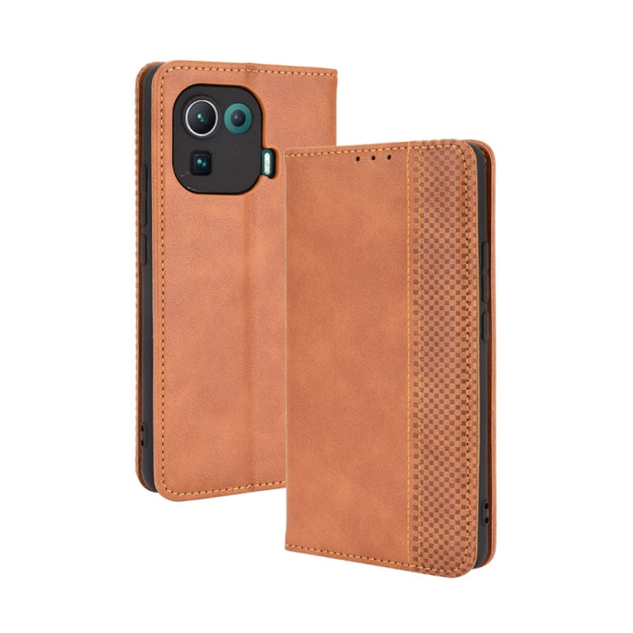 Hebilla magnética Retro Crazy Horse Texture Funda de cuero con tapa horizontal con soporte y ranuras para tarjetas y marco de fotos, For OPPO Find X3 / Find X3 Pro, For OPPO Reno5 Pro Plus / Find X3 Neo, For Xiaomi Redmi Note 10 4G / Note 10S          ...