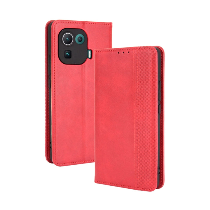 Hebilla magnética Retro Crazy Horse Texture Funda de cuero con tapa horizontal con soporte y ranuras para tarjetas y marco de fotos, For OPPO Find X3 / Find X3 Pro, For OPPO Reno5 Pro Plus / Find X3 Neo, For Xiaomi Redmi Note 10 4G / Note 10S          ...