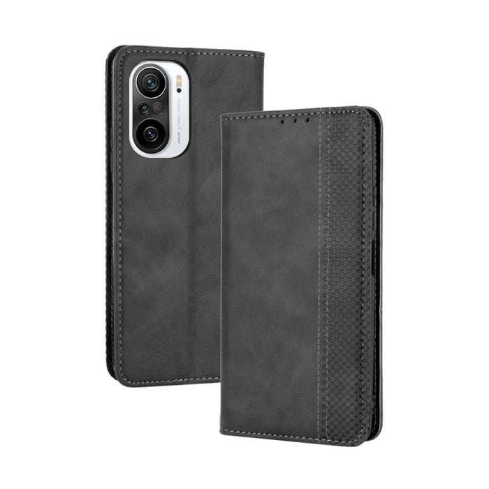 Hebilla magnética Retro Crazy Horse Texture Funda de cuero con tapa horizontal con soporte y ranuras para tarjetas y marco de fotos, For OPPO Find X3 / Find X3 Pro, For OPPO Reno5 Pro Plus / Find X3 Neo, For Xiaomi Redmi Note 10 4G / Note 10S          ...