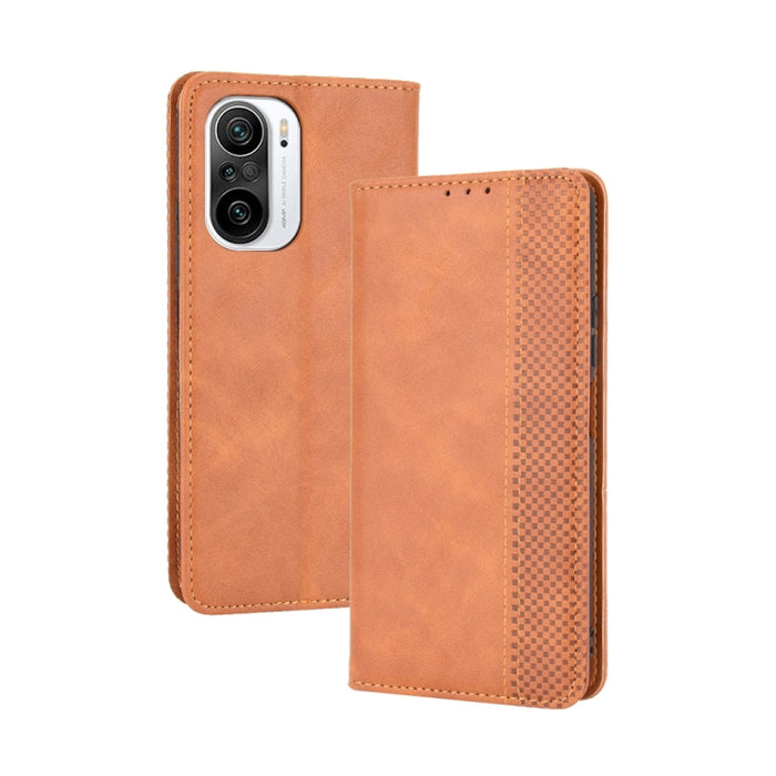 Hebilla magnética Retro Crazy Horse Texture Funda de cuero con tapa horizontal con soporte y ranuras para tarjetas y marco de fotos, For OPPO Find X3 / Find X3 Pro, For OPPO Reno5 Pro Plus / Find X3 Neo, For Xiaomi Redmi Note 10 4G / Note 10S          ...