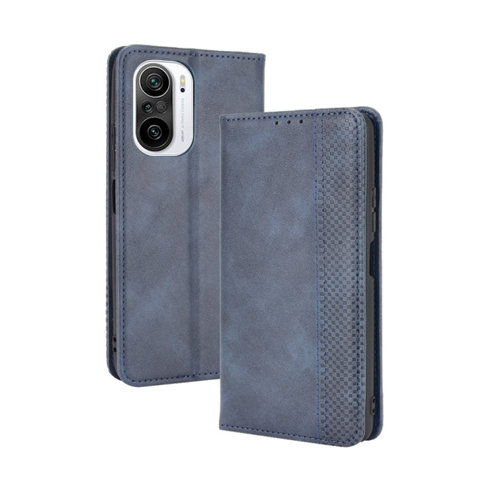 Hebilla magnética Retro Crazy Horse Texture Funda de cuero con tapa horizontal con soporte y ranuras para tarjetas y marco de fotos, For OPPO Find X3 / Find X3 Pro, For OPPO Reno5 Pro Plus / Find X3 Neo, For Xiaomi Redmi Note 10 4G / Note 10S          ...