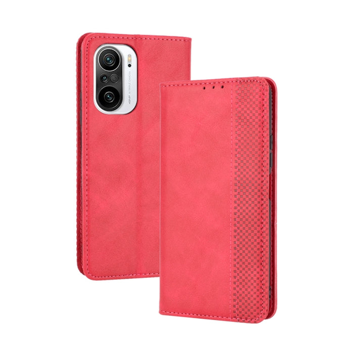Hebilla magnética Retro Crazy Horse Texture Funda de cuero con tapa horizontal con soporte y ranuras para tarjetas y marco de fotos, For OPPO Find X3 / Find X3 Pro, For OPPO Reno5 Pro Plus / Find X3 Neo, For Xiaomi Redmi Note 10 4G / Note 10S          ...