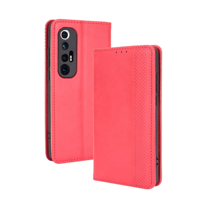 Hebilla magnética Retro Crazy Horse Texture Funda de cuero con tapa horizontal con soporte y ranuras para tarjetas y marco de fotos, For OPPO Find X3 / Find X3 Pro, For OPPO Reno5 Pro Plus / Find X3 Neo, For Xiaomi Redmi Note 10 4G / Note 10S          ...
