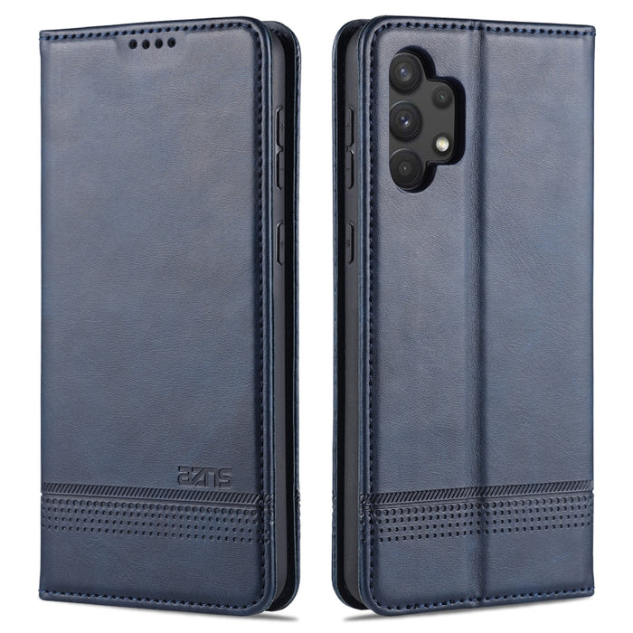 AZNS Estuche de cuero con tapa horizontal con textura de becerro magnético con ranuras para tarjetas y soporte y billetera, For OPPO A93 (5G), For OPPO A74 (5G), For Xiaomi Redmi K40, For Xiaomi Redmi K40 Pro, For Xiaomi Poco F3, For Samsung Galaxy A32 4G