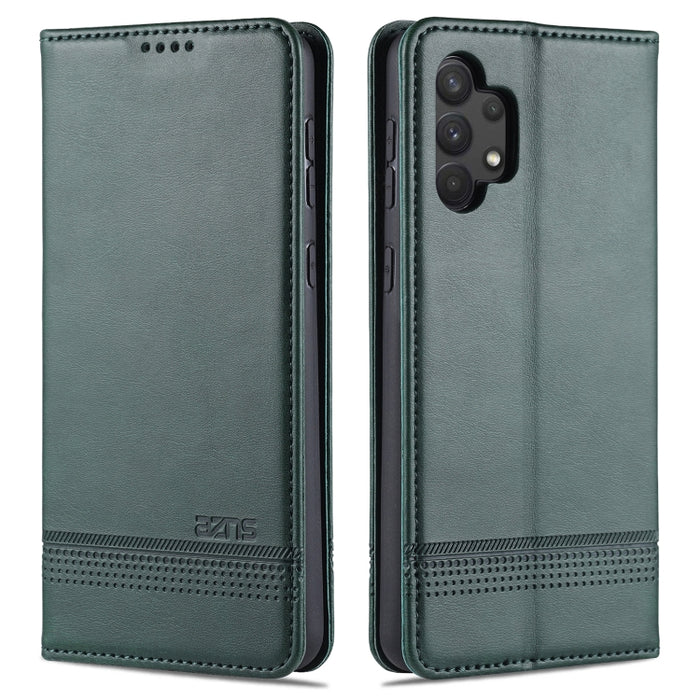 AZNS Estuche de cuero con tapa horizontal con textura de becerro magnético con ranuras para tarjetas y soporte y billetera, For OPPO A93 (5G), For OPPO A74 (5G), For Xiaomi Redmi K40, For Xiaomi Redmi K40 Pro, For Xiaomi Poco F3, For Samsung Galaxy A32 4G