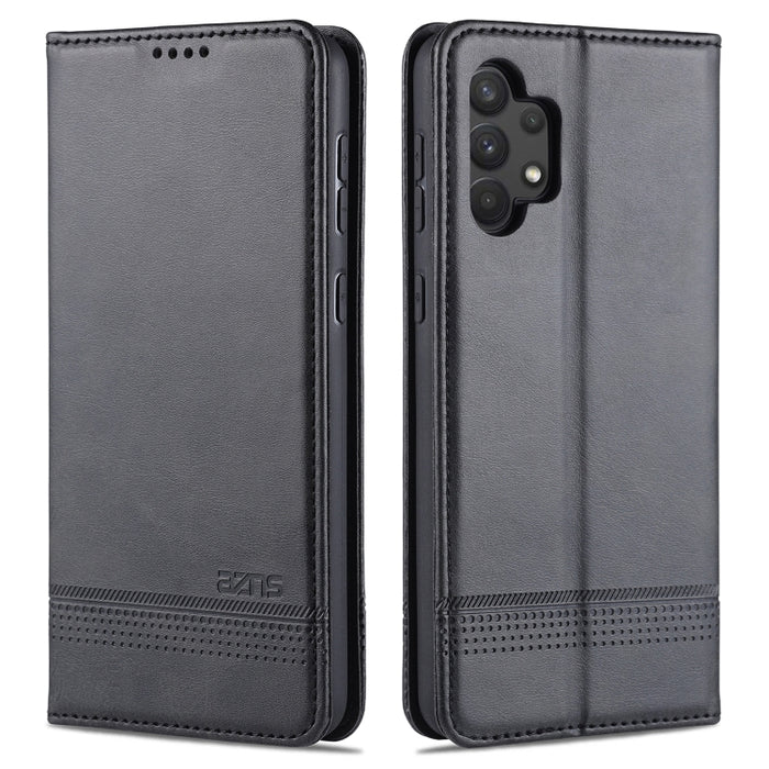 AZNS Estuche de cuero con tapa horizontal con textura de becerro magnético con ranuras para tarjetas y soporte y billetera, For OPPO A93 (5G), For OPPO A74 (5G), For Xiaomi Redmi K40, For Xiaomi Redmi K40 Pro, For Xiaomi Poco F3, For Samsung Galaxy A32 4G
